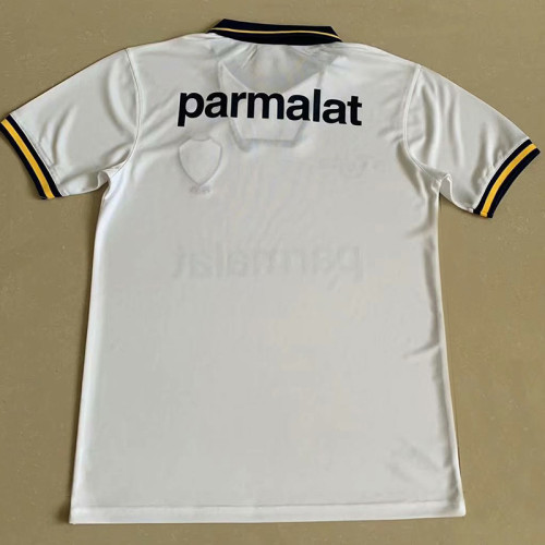 1994 Boca Juniors Away White Retro Soccer Jersey (背后带广告)