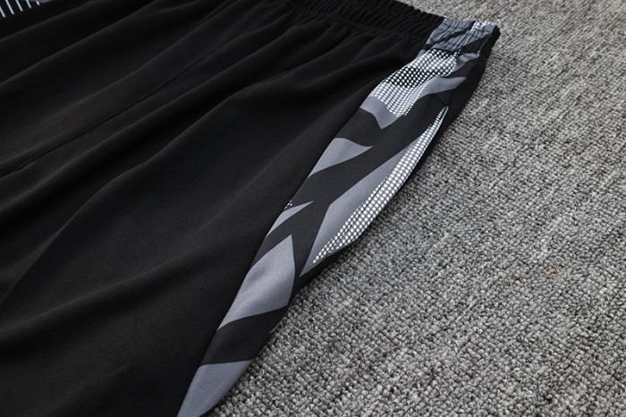 24-25 AD Black Half Pull Tracksuit #06 (半拉链)