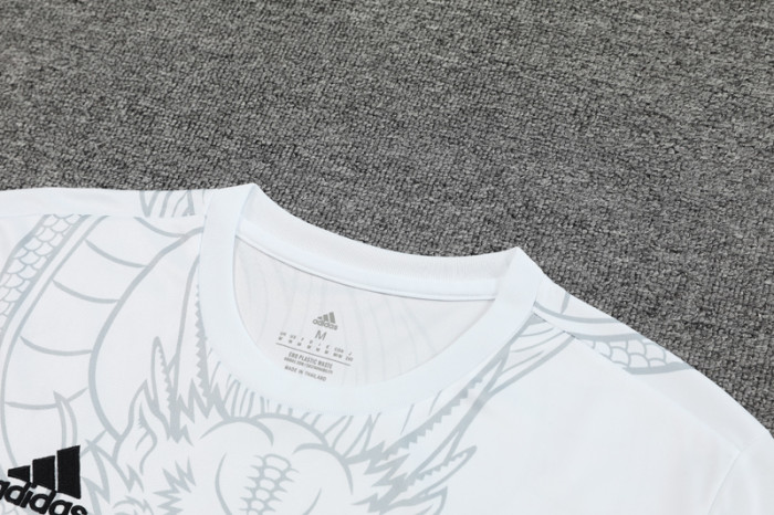 24-25 RMA White Training Short Suit #龙