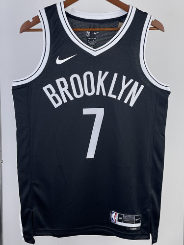 22-23 Nets DURANT #7 Black Top Quality Hot Pressing NBA Jersey