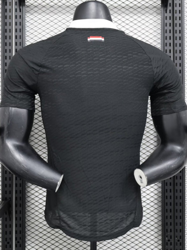 24-25 Man Utd Black Goalkeeper Player Version Soccer Jersey