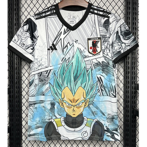 24-25 Japan White Special Edition Fans Training Shirts #蓝赛亚人