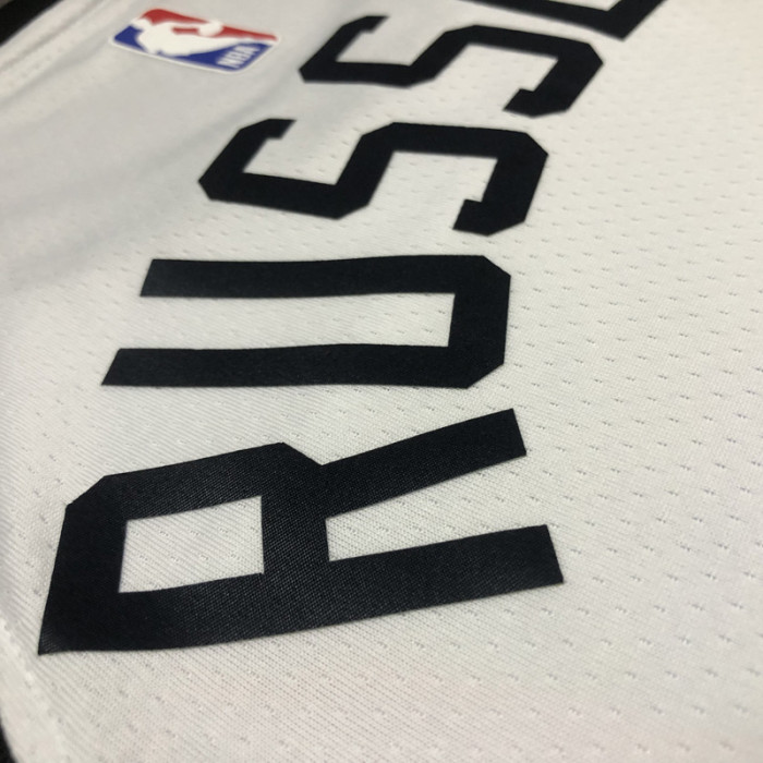 22-23 TIMBERWOLVES RUSSELL #0 White City Edition Top Quality Hot Pressing NBA Jersey