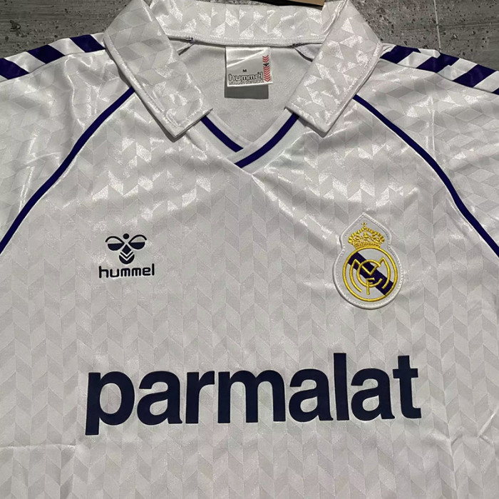 1986-1988 RMA Home Retro Soccer Jersey