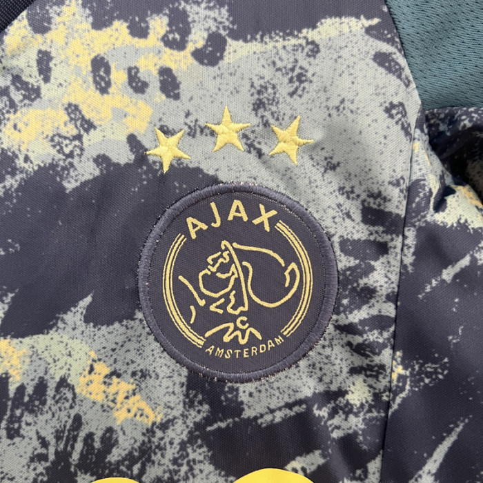 24-25 Ajax Away Kids Soccer Jersey