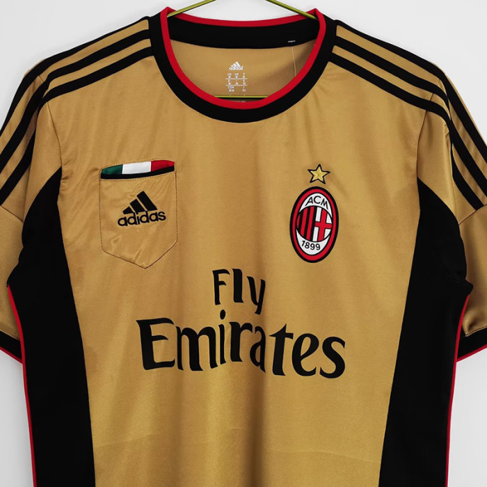 2013-2014 ACM Gold GoalKeeper Retro Soccer Jersey
