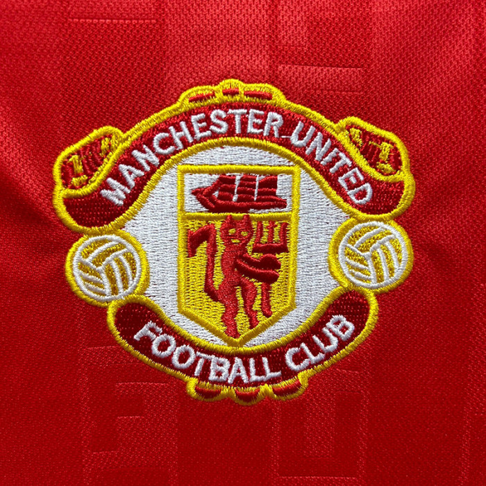 1988-1990 Man Utd Home Retro Soccer Jersey