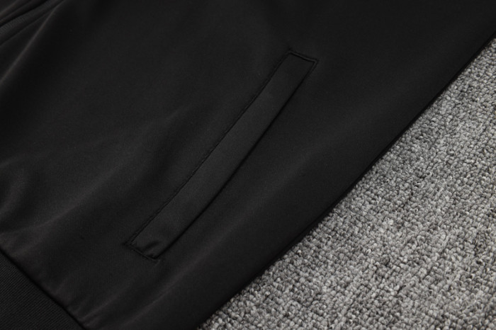 24-25 PSG Jordan Black Jacket Tracksuit #A766