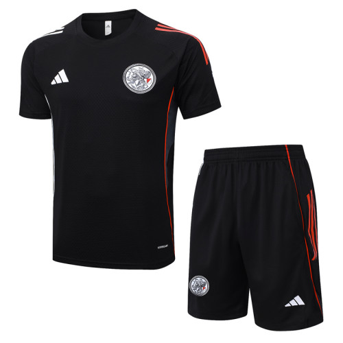 2025-26 Ajax Black Training Short Suit #D25149