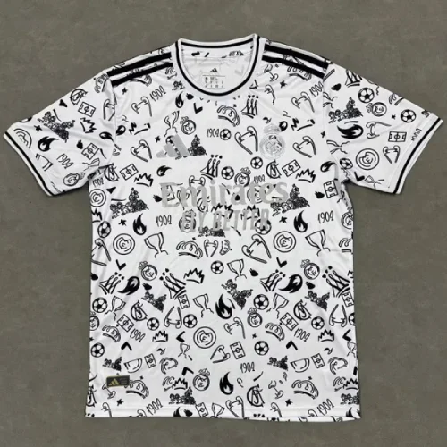 25-26 RMA White Special Edition Training Shirts (图标版)