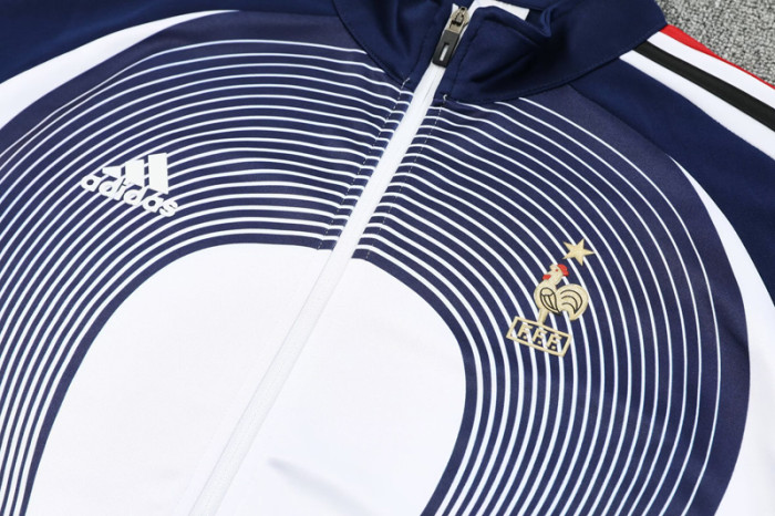 25-26 France Royal blue Jacket Tracksuit #F18