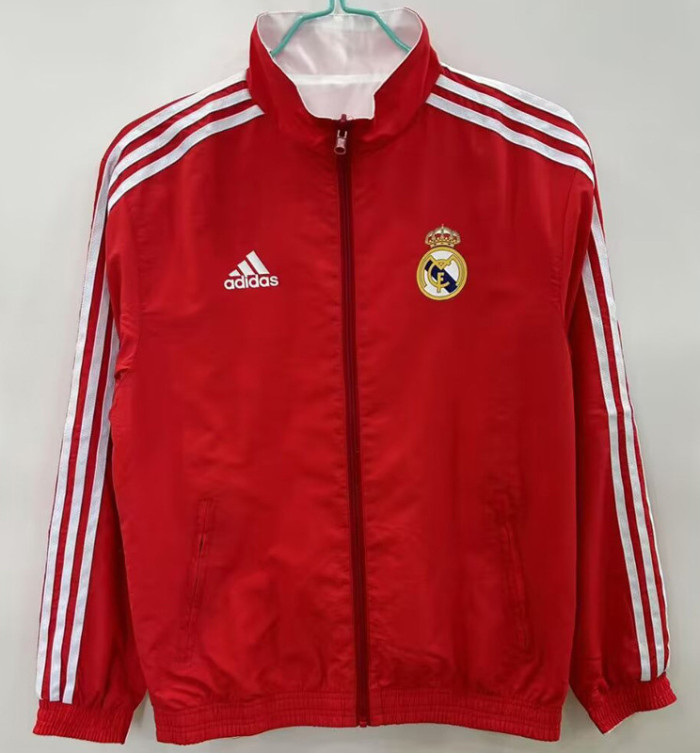 25-26 RMA Red & White Double Sided Windbreaker (双面风衣)