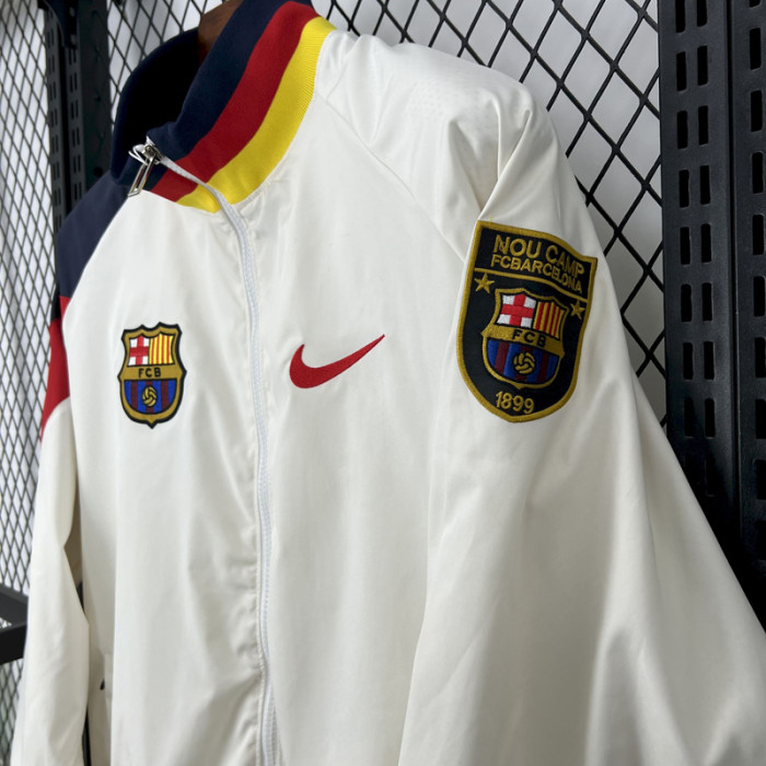 24-25 BAR White Windbreaker