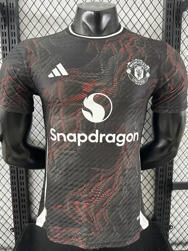 25-26 Man Utd Black Red Special Edition Player Version Training shirts