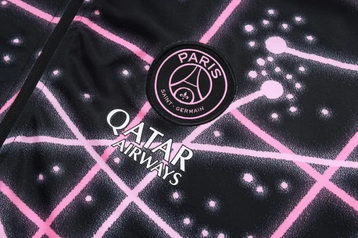 25-26 PSG Jordan Black Jacket Tracksuit #A2556