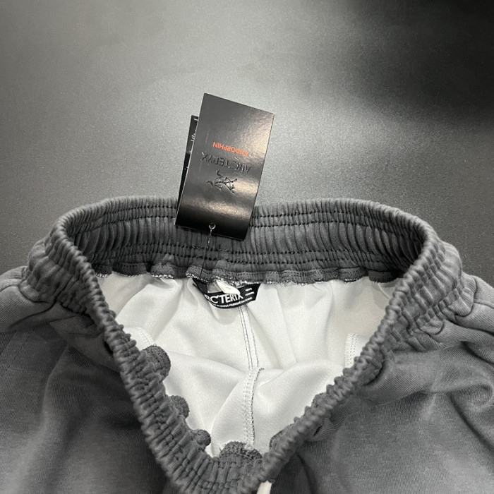 W4纯棉卫裤 ARC-TERYX Grey Top Quality Sweatpants (Have Pocket)