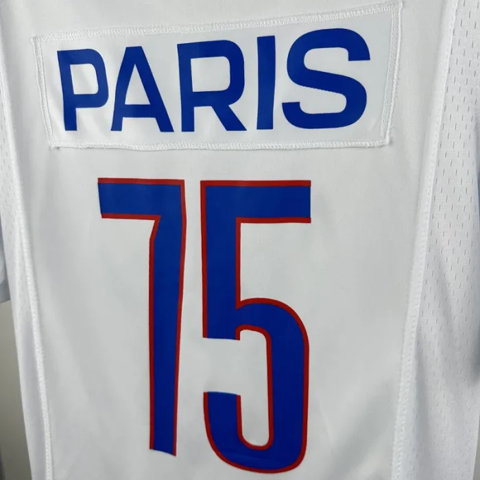 2025-26 PSG #75 Casual Edition White NFL Jersey