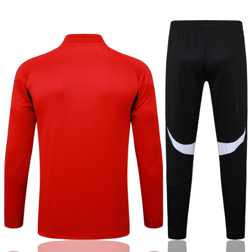 2025-26 LIV Red Kids Half Pull Tracksuit #E2534(童装)(半拉链)