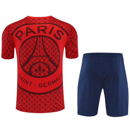 2025-26 PSG Red Training Short Suit