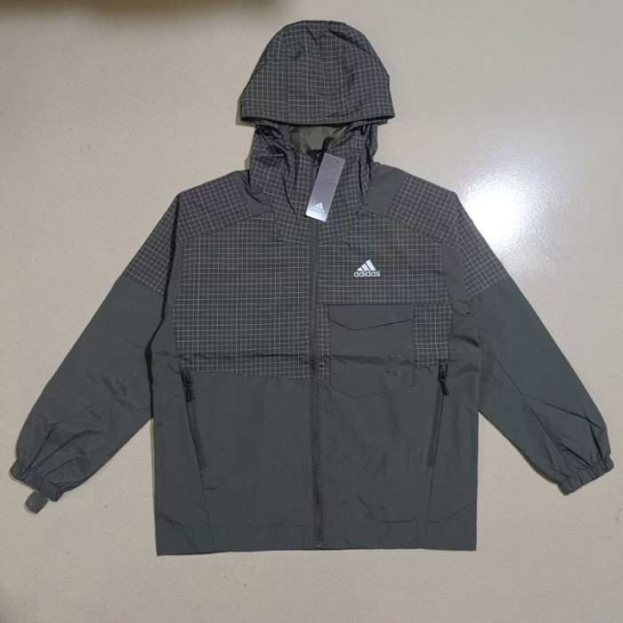 2024 New AD Brown Windbreaker