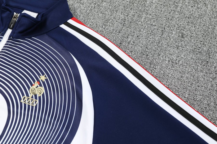 25-26 France Royal blue Jacket Tracksuit #F18
