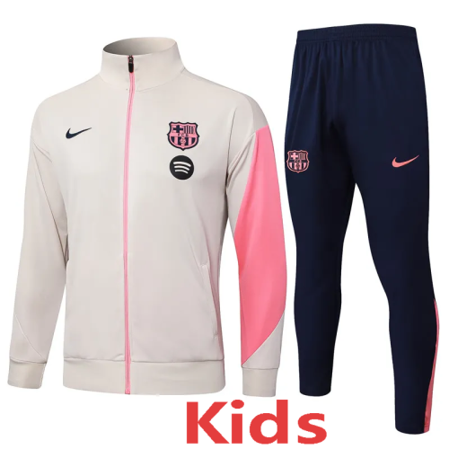 2025-26 BAR Beige Kids Jacket Tracksuit #E2565(童装）