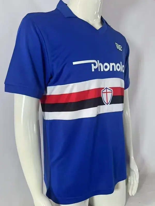 1984-1988 Sampdoria Home Retro Soccer Jersey
