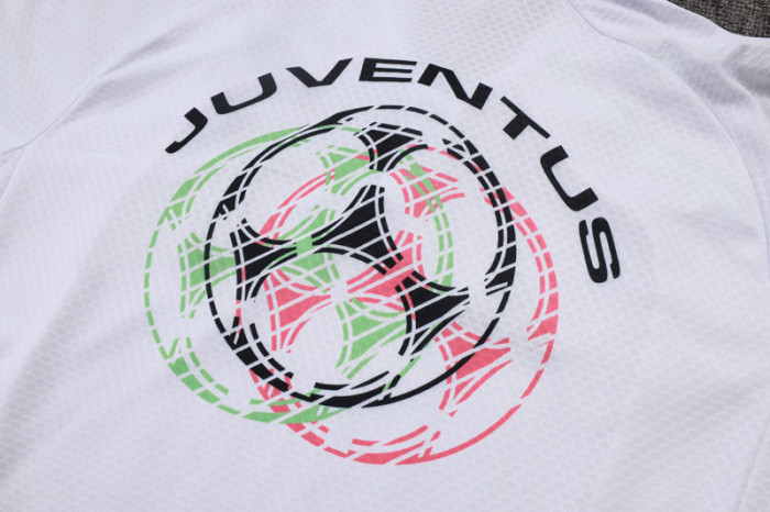 2025-26 JuV White Polo Tracksuit #C2556