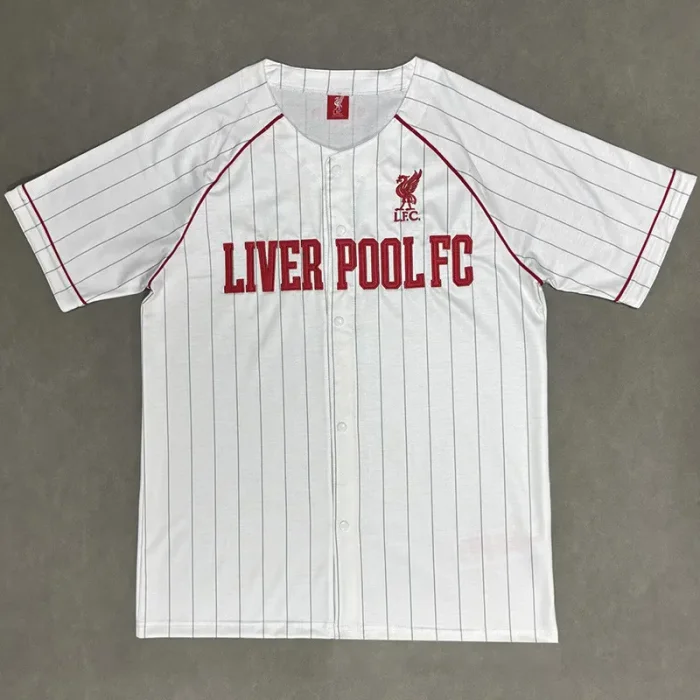25-26 LIV White Casual Edition Baseball Jersey