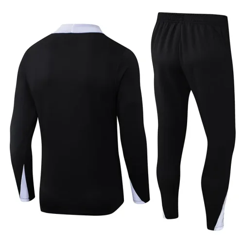 25-26 Corinthians Black Half Pull Tracksuit (半拉链)