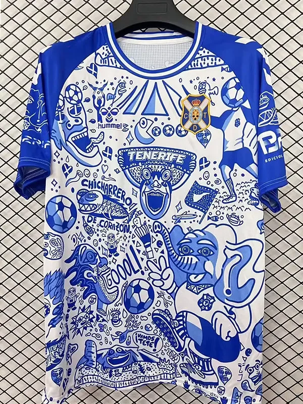 2025-26 CD Tenerife Limited Edition Fans Soccer Jersey