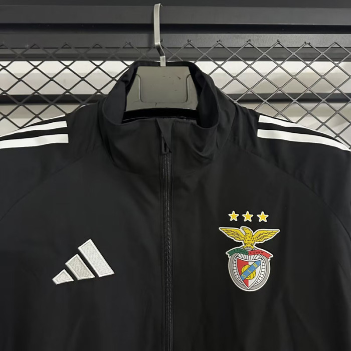 2025-26 Benfca Black Windbreaker