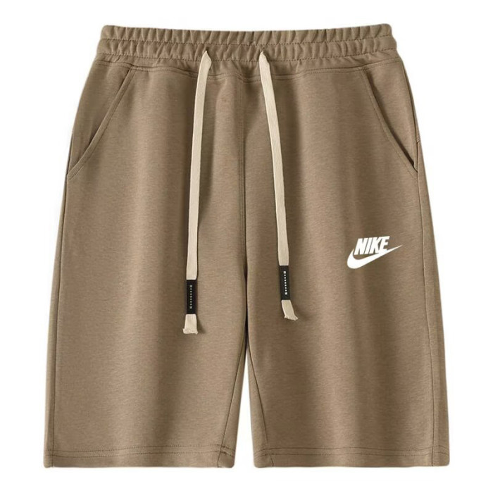 2025 NK Brown Pure Cotton Fabric Casual Short Pants