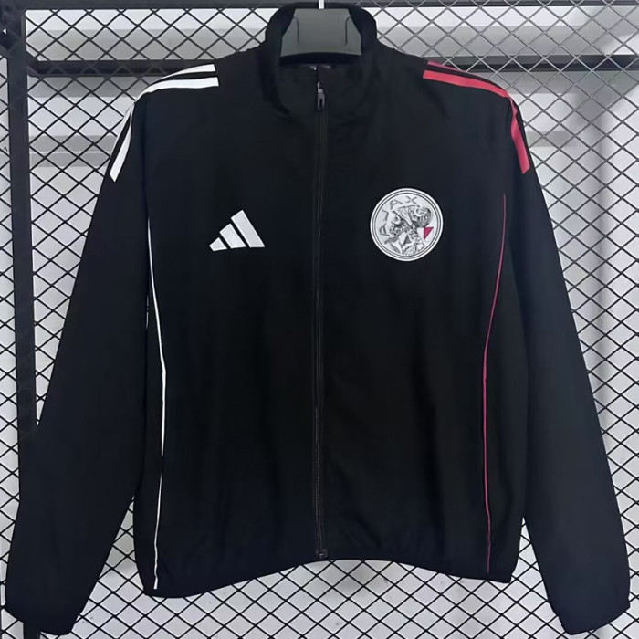 2025-26 Ajax Black Windbreaker