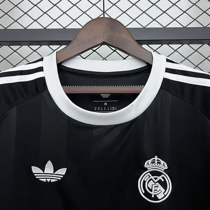 25-26 RMA Black GoalKeeper Fans Soccer Jersey