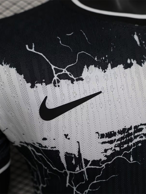 24-25 BAR Black White Special Edition Player Version Soccer Jersey