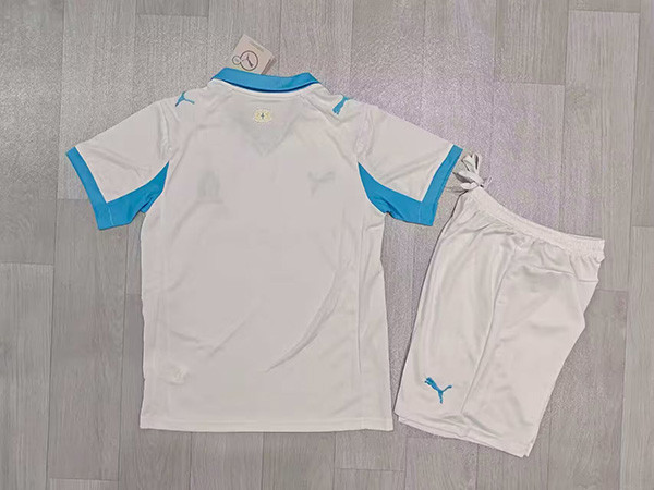 25-26 Marseille Home Kids Soccer Jersey