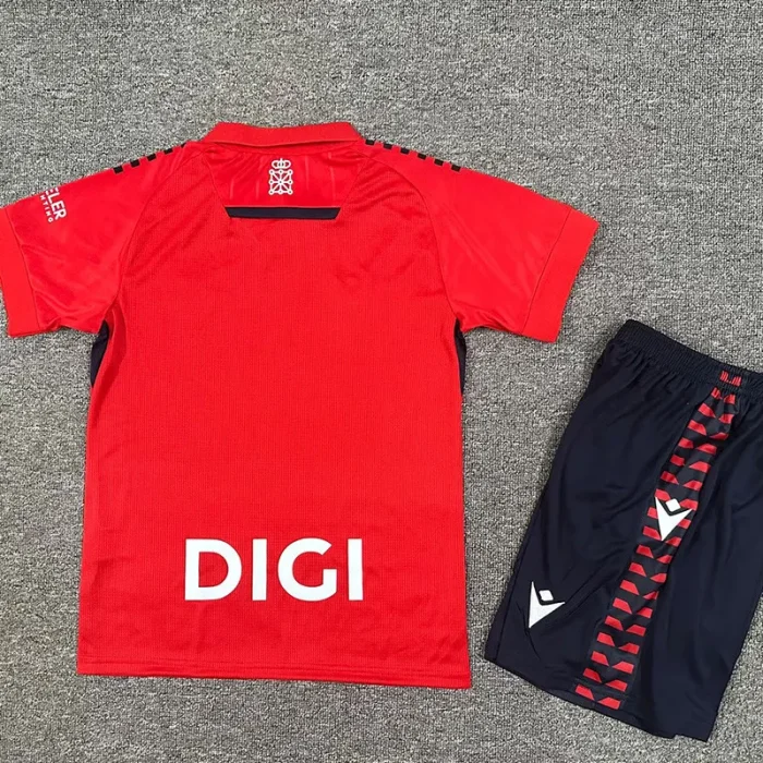 2025-26 Osasuna Home Kids Soccer Jersey