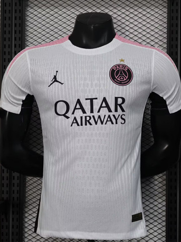 25-26 PSG White Player Version Training shirts (带星)
