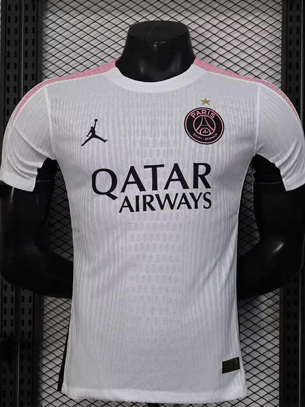 25-26 PSG White Player Version Training shirts (带星)