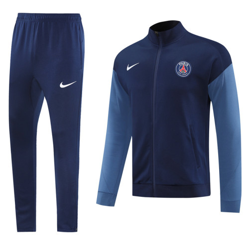 2025-26 Paris Saint-Germain Royal Blue JacketTracksuit #03