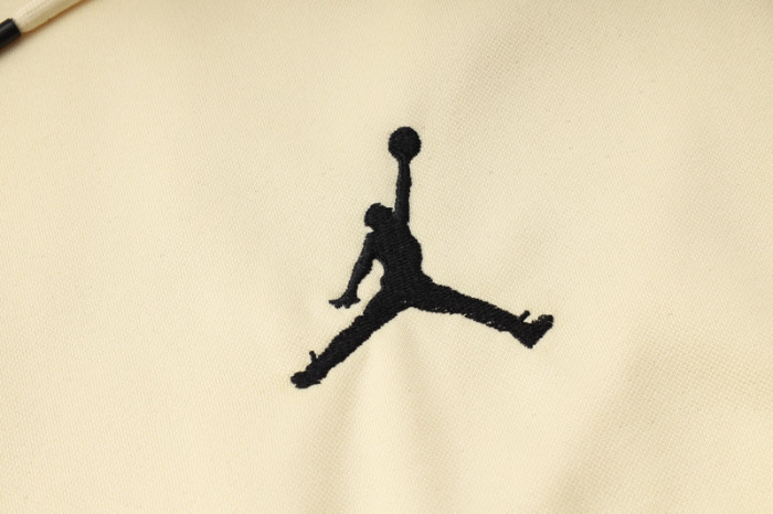 24-25 PSG Jordan Khaki Hoodie Jacket Tracksuit #F563