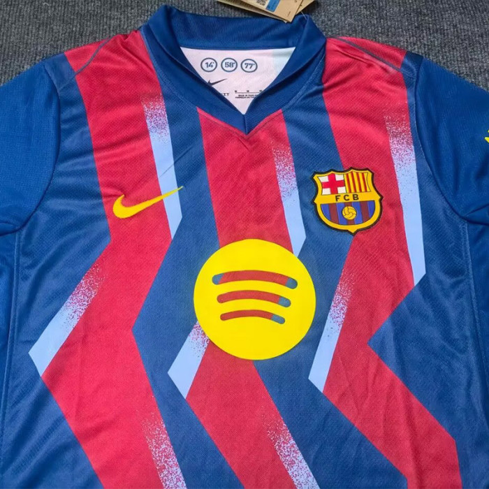 2025-26 BAR Red Blue Special Edition Fans Soccer Jersey