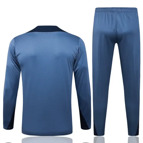 2025-26 PSG Gray Half Pull Tracksuit #B25104(半拉链)