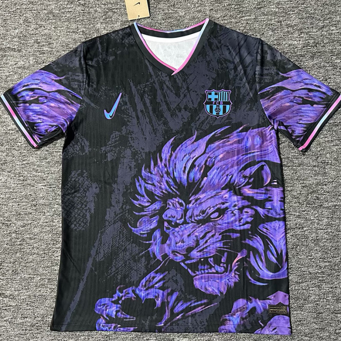 25-26 BAR Purple Black Special Edition Fans Training Shirts *狮