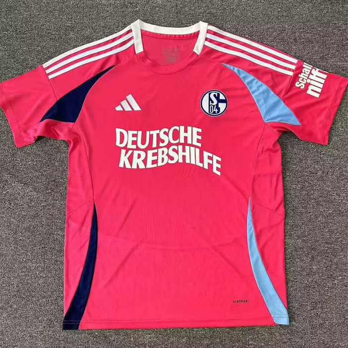 24-25 Schalke 04 Pink Special Edition Fans Soccer Jersey
