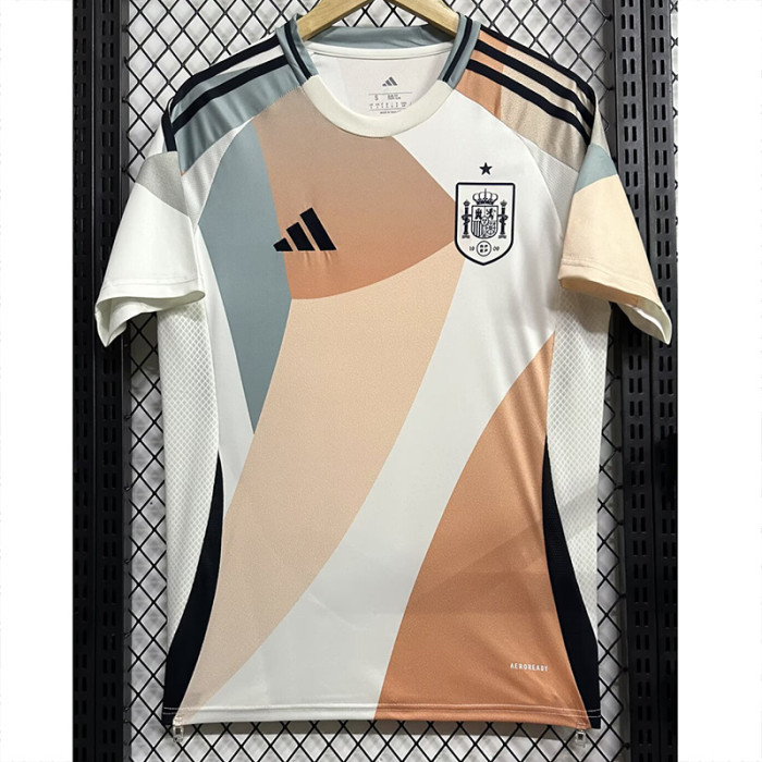 25-26 Spain W Away Fans Soccer Jersey