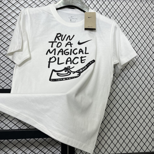 T211 NK White High Quality Casual T-Shirt #独角兽