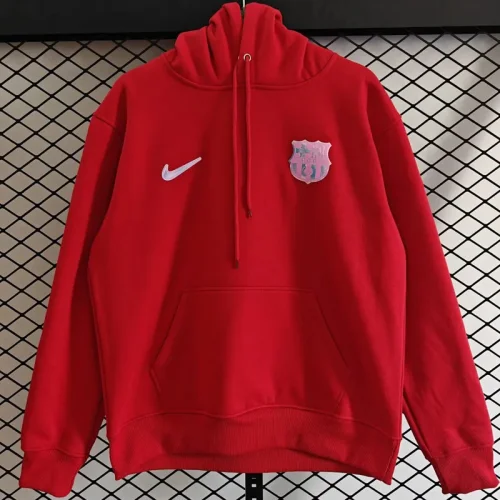 25-26 BAR Red Hoody 红色(加绒)粉标