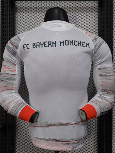 25-26 Bayern Away Long Sleeve Player Version Soccer Jersey(长袖球员)